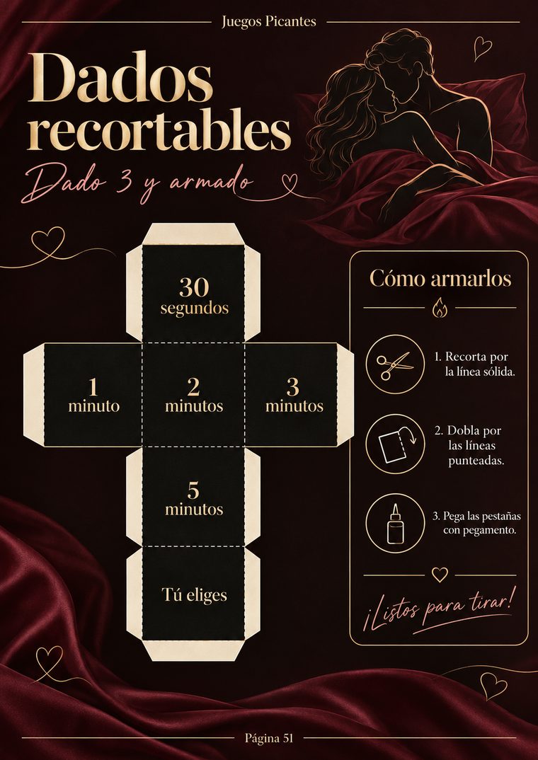 Molde recortable del dado de duración