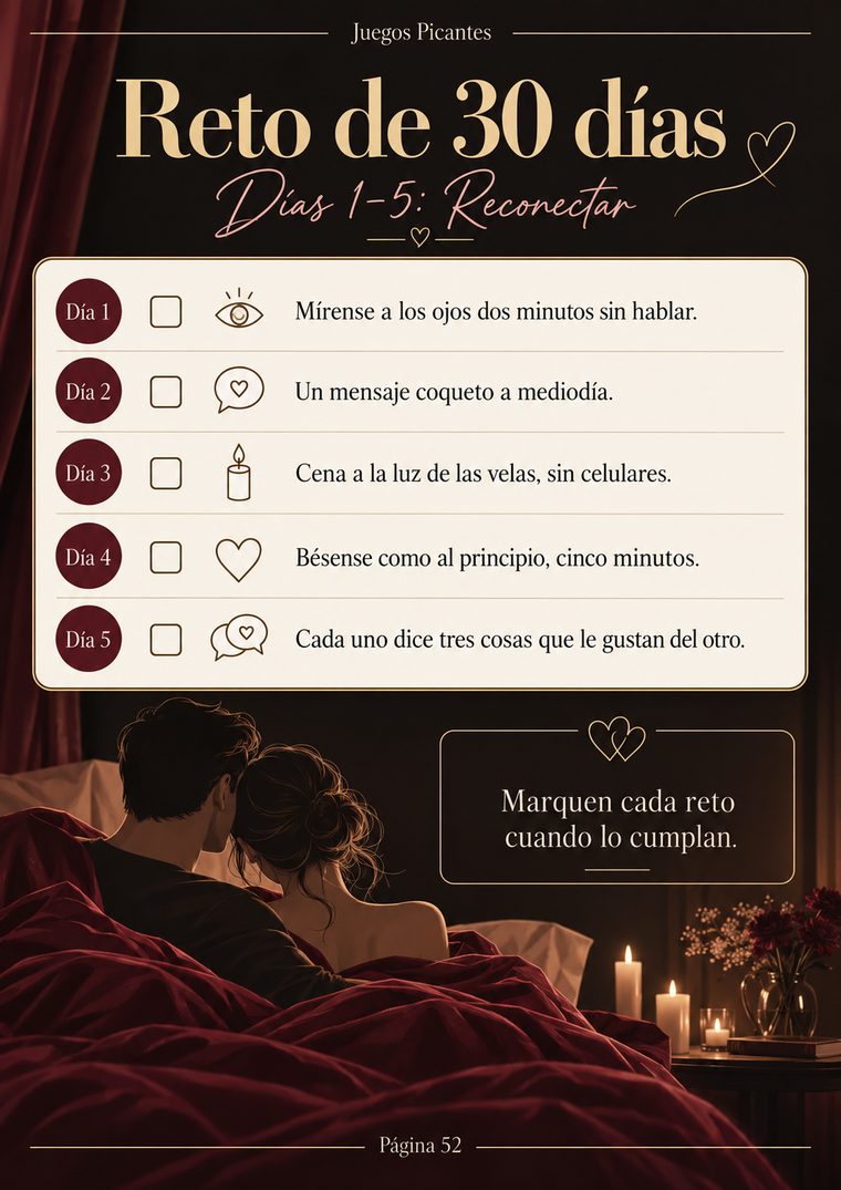 Vista del reto de 30 días